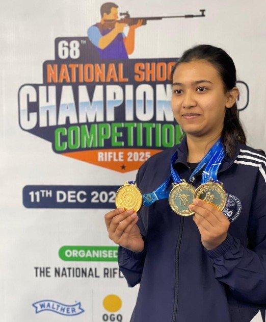 Tilottama Sen with her Medals