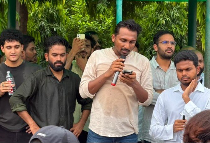 Ajinkya Shinde at the ‘School Thik Karo’ Campaign