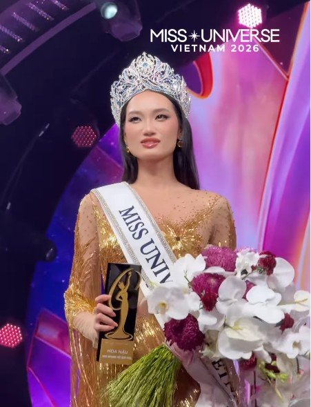 Nguyen Quynh Anh crowned Miss Universe Vietnam 2026.