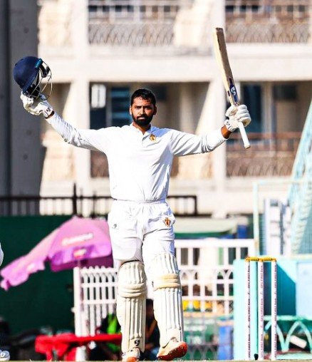 Smaran Ravichandran during the Irani Cup