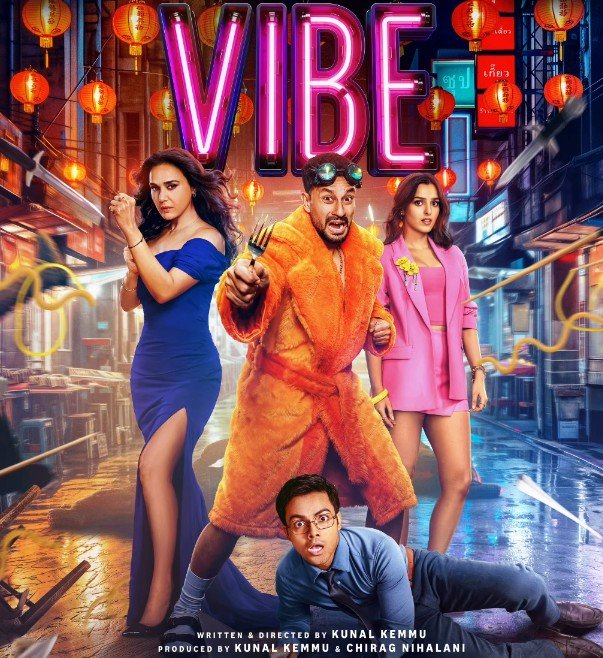 Vanshika Dhir on the poster of the film 'Vibe'